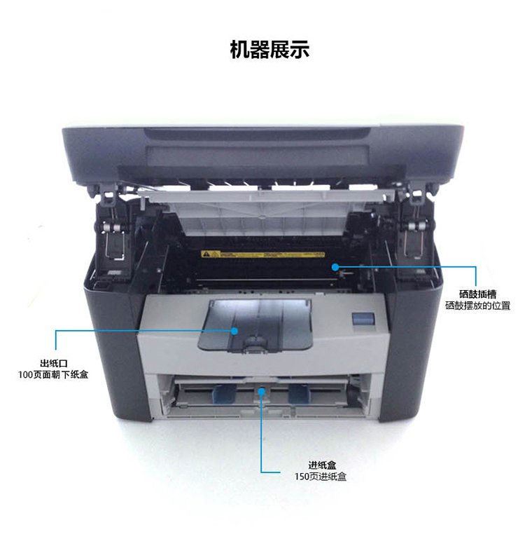 惠普（HP） M1005 黑白激光三合一多功能一体机 （打印 复印 扫描）