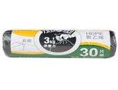 得力9574垃圾袋(黑)50*59cm(30个/卷)八角底