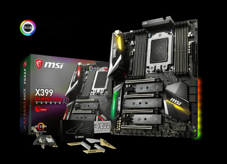 MSI 微星X399 GAMING PRO CARBON AC主板