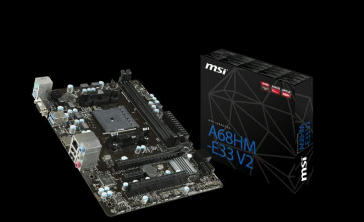 MSI 微星A68HM-E33 V2主板