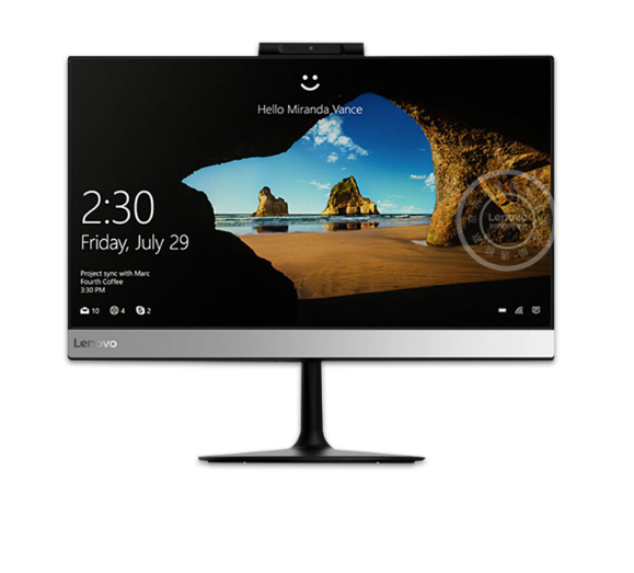 联想S4250一体机 定制i3-7100/4G/1T+128G/DVDRW集显/win7