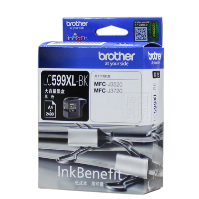 兄弟(brother)原装墨盒 LC599XLBK 墨盒